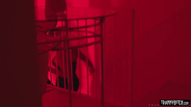 Incredible anal action with slim tranny khloe kay