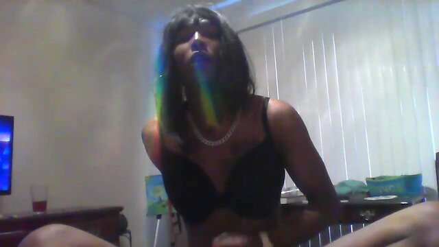 Camera footage of young woman