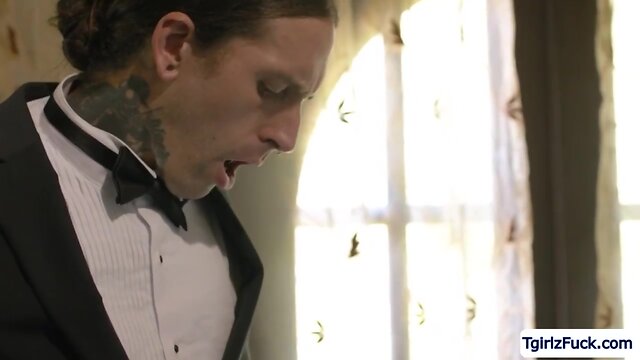 Interracial anal fun: ts lianna lawson fucks friends pussy bareback