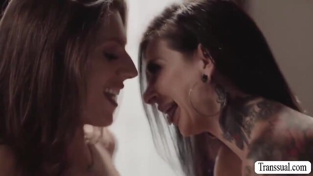 Ts stepteen fucks tattooed stepmom