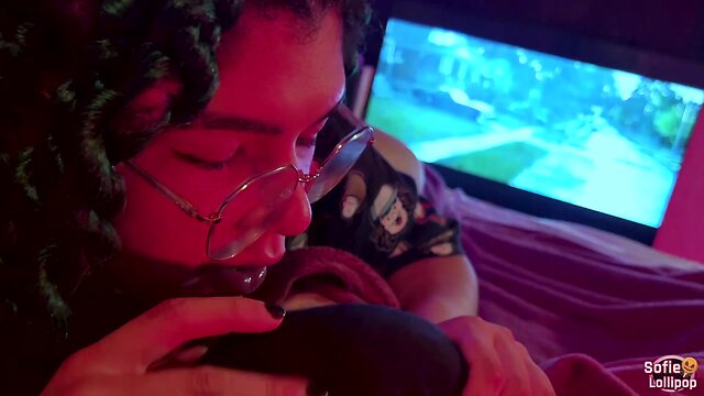 Sofies lollipop adventures: naughty antics with her friends thick shaft