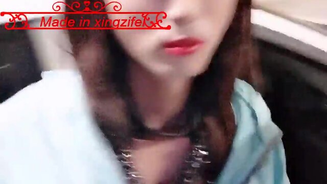 Outdoor exposure in sexy crossdresser star zifeis queen restraint outfit