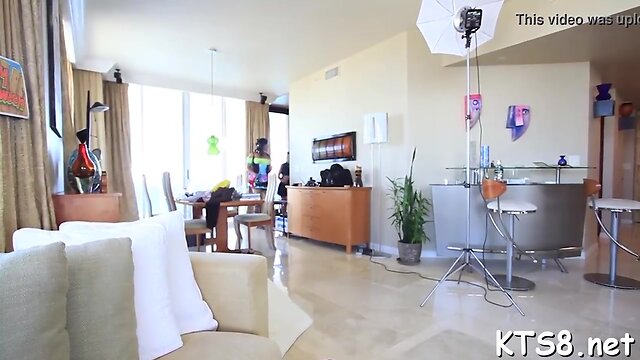 Insane passion for a bold transgender beauty