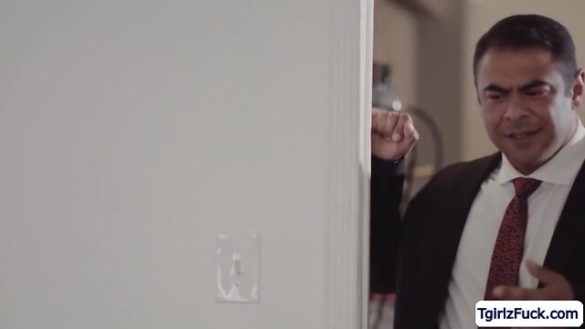 Stepdad fills blonde ts kate zha raw