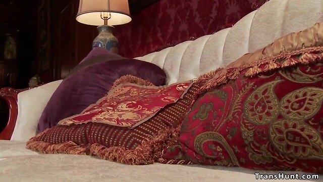 Bondage shemale fucks milf in hot encounter