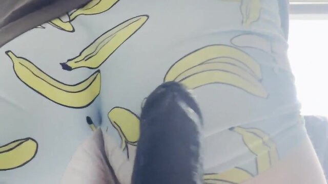 Trans twink receives bj and morning sex