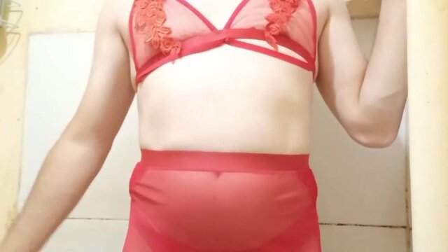 Puta cdzinha in red outfit