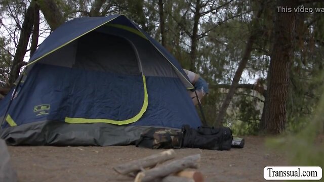 Unexpected encounter: man has anal sex with ts and her friend