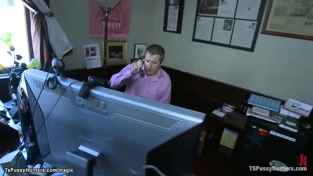 Mistress madeline gets dominated by three ts dommes