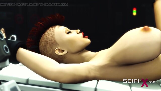 Intense cuffing and hot shemale action: a sensual encounter with a well-endowed partner