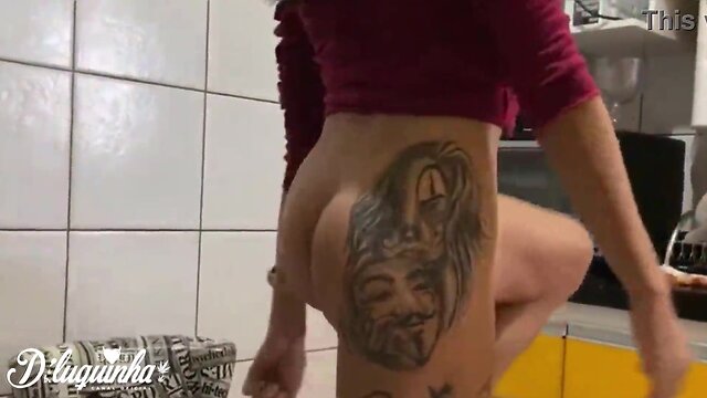 Trans girl sucks my big cock and takes it all the way to the balls.