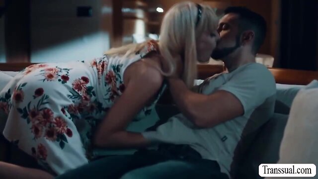 Stepson fills his step-moms big boobs in raw bareback encounter