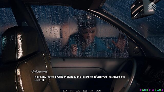 Unexpected encounter: episode 6 of stormy night car adventure
