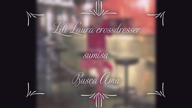 Lili in red heels: crossdresser dominated