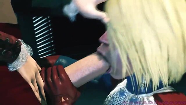 Harleys rough encounter with supergirl