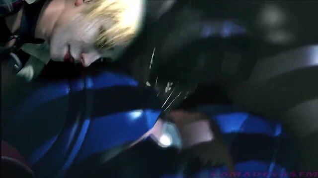 Harleys rough encounter with supergirl