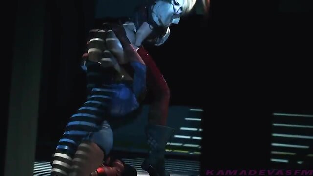 Harleys rough encounter with supergirl