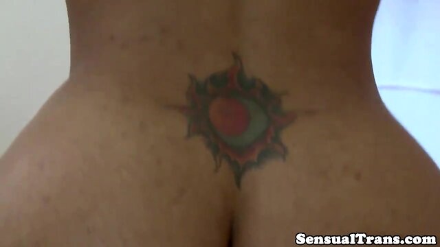 Dominant latina transgender takes control of her man