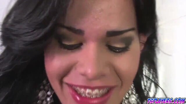 Sensual shemale booty rub and hard fuck by a lustful caucasian boy