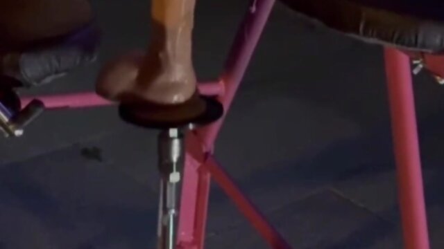 Transvestite lana gets dominated on homemade gyno chair