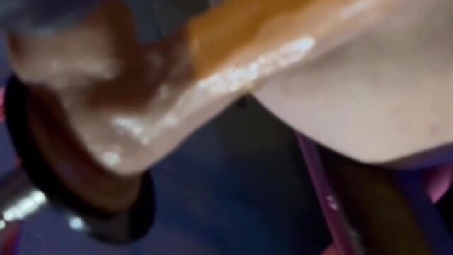 Transvestite lana gets dominated on homemade gyno chair