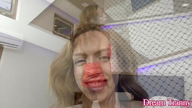 Ariel oberlin gets her tight asshole filled with a mechanical dildo