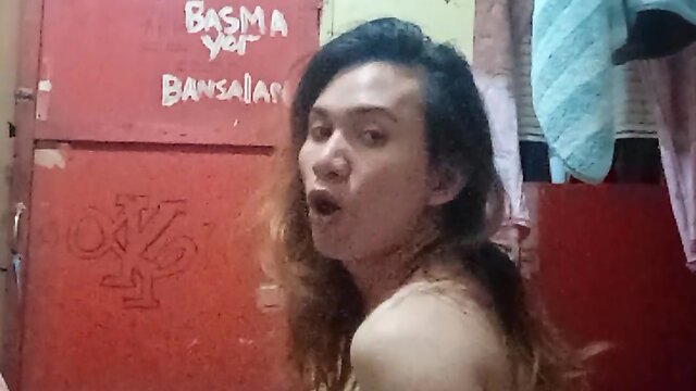 Camera falls to the ground.