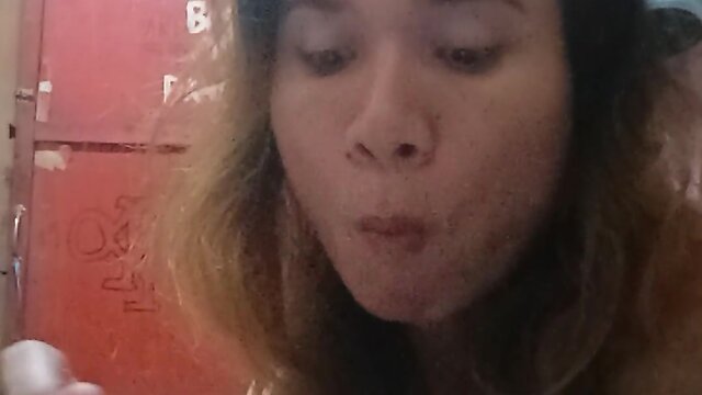 Camera falls to the ground.