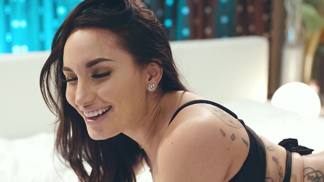 A spa encounter: trans beauty meets gabriella paltrova