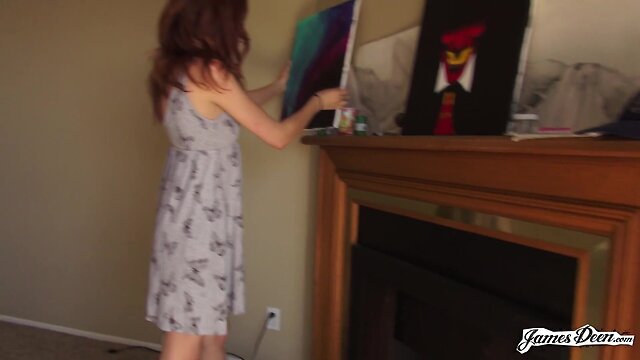 Ashlyn Molloy gets her pussy cleaned by James Deen’s cock
