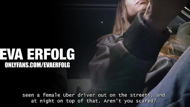 A trans girl pretending to be an Uber driver to fuck cute guys