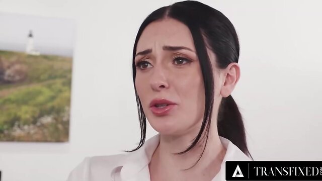 Charlotte Sins and Victoria Grant in a hot trans threesome sex