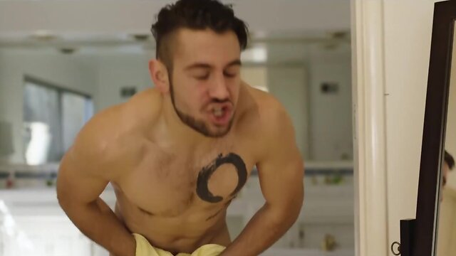 Big and juicy cock for the tight guy ass - hot shemale action