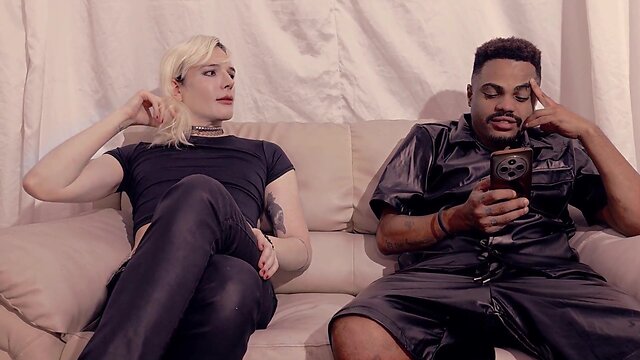 Feminist little girl receives a massive black cock in her tight ass