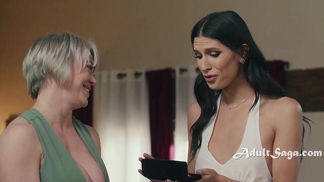 A hot trans girl has a one-time intimate moment with her teacher