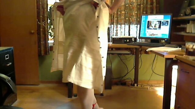 Sara Parades Around in Her Naughty Nurse&amp,#039,s Outfit