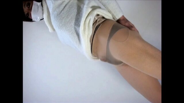 Hot Asian Babe in Alluring Outfit Pleasuring Herself with Sensual Masturbation