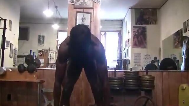 Black Magic: Hot Solo Performance Showcasing an Impressive Cock