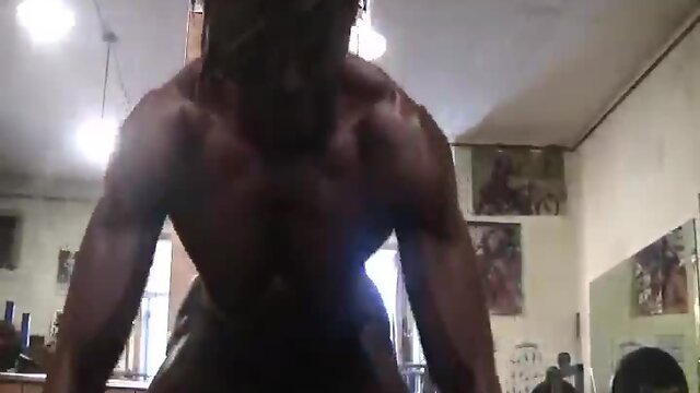 Black Magic: Hot Solo Performance Showcasing an Impressive Cock