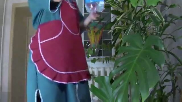 Girl with a strap-on penetrates a dirty crossdresser