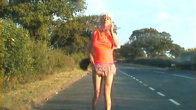 Lisa joins Zoe flaunting and sucks her cock in public