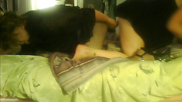 Sharing a Double Headed Dildo