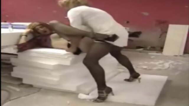 Trannies fuck out back of the store