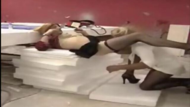 Trannies fuck out back of the store