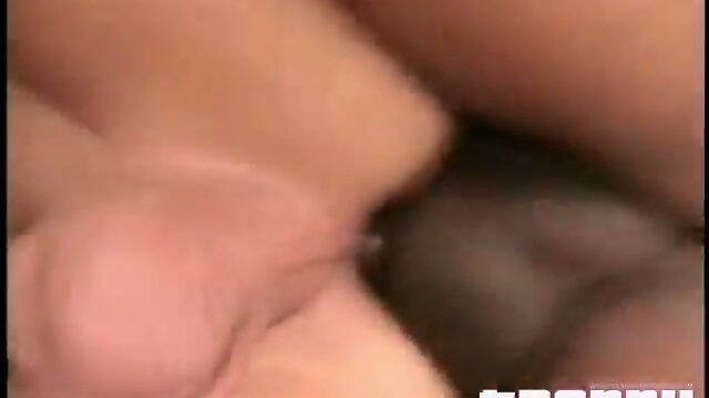 Sexy Blonde Shemale Interracial