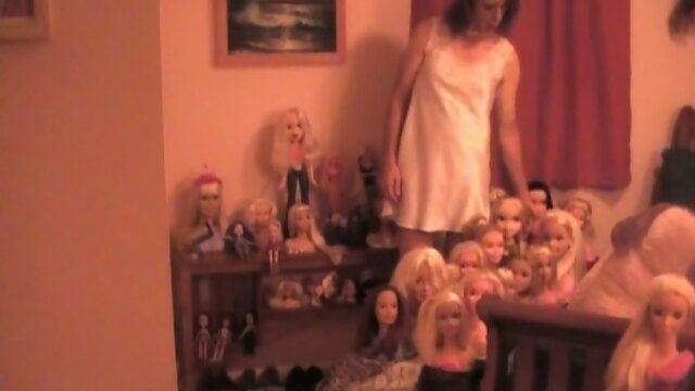 Thomasina Loving Her Dolls