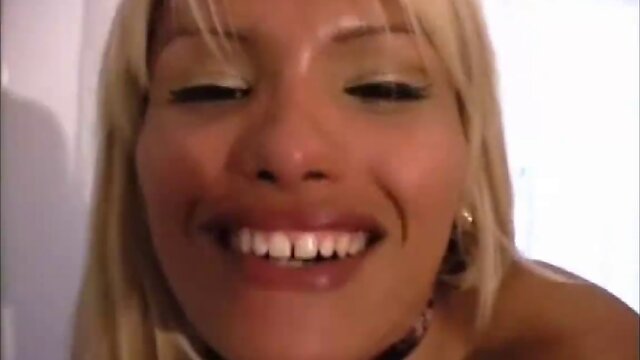 blonde shemale Adriana being sucked