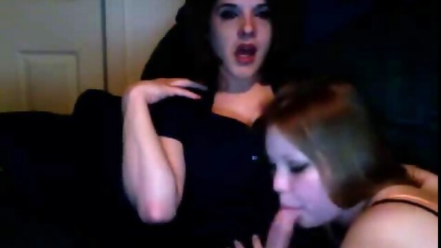 hot TS having fun with her girlfriend on webcam