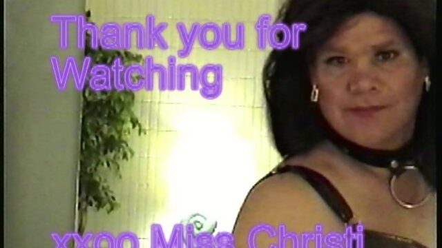 Nasty tranny slut tries on a new outfit