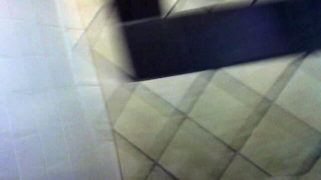 Crossdresser in front of the mirror